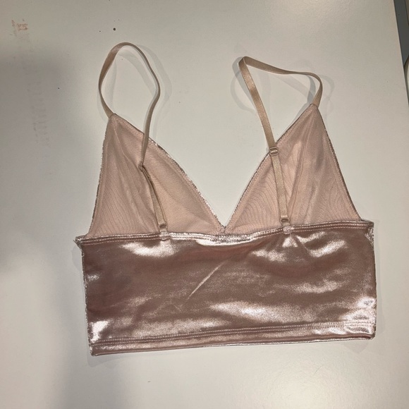 Garage velvet pink tank top - Picture 3 of 3